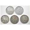 Image 2 : LOT OF 5 WALKING LIBERTY HALF DOLLARS: