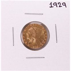 1929 $2 1/2 Indian Head Quarter Eagle Gold Coin