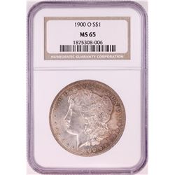 1900-O $1 Morgan Silver Dollar Coin NGC MS65