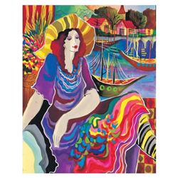 Patricia Govezensky "Lady by the Bayside" Limited Edition Giclee