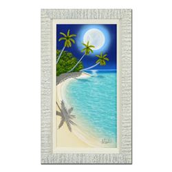 Dan Mackin "Following the Moon" Original Oil Painting on Canvas