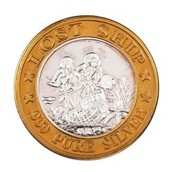 .999 Fine Silver Luxury Cruise $10 Casino Limited Edition Gaming Token