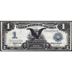 1899 $1 Black Eagle Silver Certificate Note