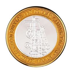 .999 Silver Silver Legacy Reno, Nevada $10 Casino Limited Edition Gaming Token