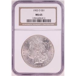 1902-O $1 Morgan Silver Dollar Coin NGC MS65