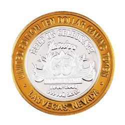 .999 Fine Silver Flamingo Las Vegas, Nevada $10 Limited Edition Gaming Token