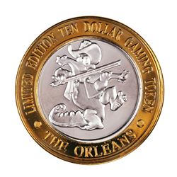 .999 Fine Silver The Orleans Las Vegas, Nevada $10 Limited Edition Gaming Token