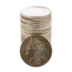 Roll of (20) Brilliant Uncirculated 1888 $1 Morgan Silver Dollar Coins Nice Toning