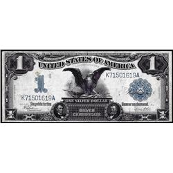 1899 $1 Black Eagle Silver Certificate Note