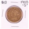 Image 1 : 1905-S $10 Liberty Head Eagle Gold Coin