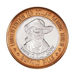 .999 Silver Buffalo Bills Resort & Casino Primm, NV $10 Limited Edition Gaming Token