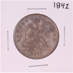 1842 Seated Liberty Half Dollar Coin