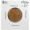 Image 1 : 1906-D $5 Liberty Head Half Eagle Gold Coin