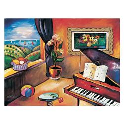 Oleg Nikulov "Piano with Countryside View" Limited Edition Giclee
