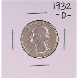 1932-D Washington Quarter Coin