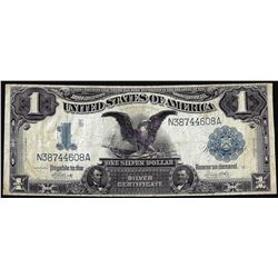 1899 $1 Black Eagle Silver Certificate Note