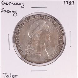 1787 Germany Saxony Taler Coin