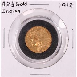 1912 $2 1/2 Indian Head Quarter Eagle Gold Coin