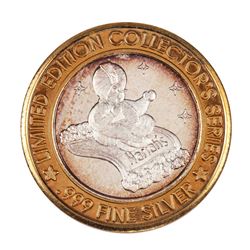 .999 Silver Harrah's Casino Tunica, MS $10 Casino Limited Edition Gaming Token