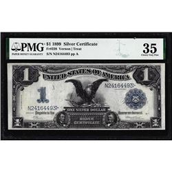 1899 $1 Black Eagle Silver Certificate Note Fr.228 PMG Choice Very Fine 35