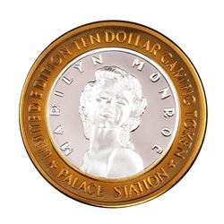 .999 Silver Palace Station Hotel and Casino $10 Casino Limited Edition Gaming Token