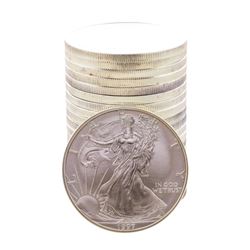 Roll of (20) Brilliant Uncirculated 1997 $1 American Silver Eagle Coins