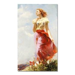 Pino (1939-2010) "Wind Swept" Limited Edition Giclee on Canvas