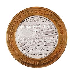 .999 Silver Barbary Coast Las Vegas, Nevada $10 Casino Limited Edition Gaming Token