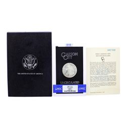 1884-CC $1 Morgan Silver Dollar Coin GSA Hoard Uncirculated NGC MS63 w/Box & COA