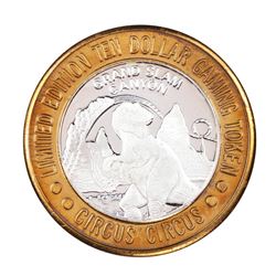 .999 Silver Circus Circus Hotel & Casino $10 Limited Edition Casino Gaming Token