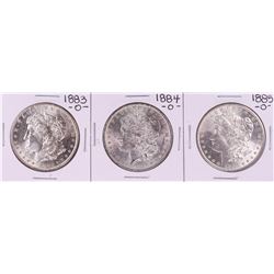 Lot of 1883-O to 1885-O $1 Morgan Silver Dollar Coins