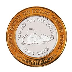 .999 Fine Silver Sam Boyd's California $10 Casino Limited Edition Gaming Token
