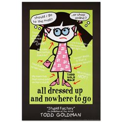 Todd Goldman "All Dressed Up and Nowhere to Go" Lithograph