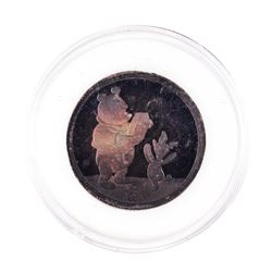 Rarities Mint Disney Winne The Pooh 1/4 oz. .999 Fine Silver Round