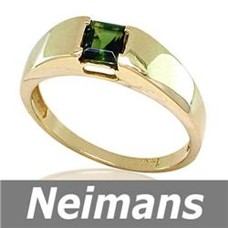 Gem Certified 1.25 ct Green Sapphire Stud Earrings 14kt