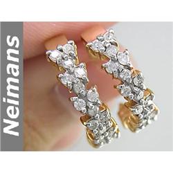 Neimans .75 ct Ceylon Sapphire & Diamond Ring 14kt Gold