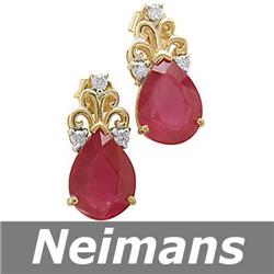 Vintage USGL Certified 1.75 ct Emerald Pendant 14k Gold