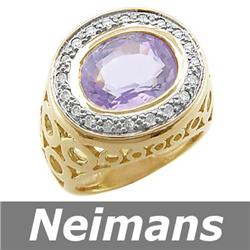 Neimans 1.00 ct Blue Sapphire Ring 14kt USGL CERTIFIED