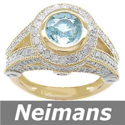 USGL Certified 2.50 ct Sapphire Cross Pendant 14kt Gold