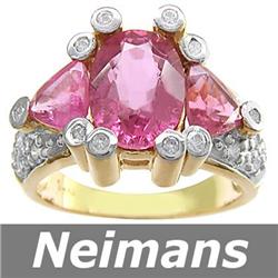 USGL Certified .50 ct Gem Ruby & Diamond Ring 14kt Gold