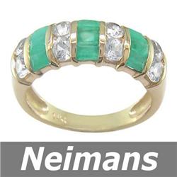 Vintage 1.75 ct Ceylon Sapphire & Diamond Ring 14k Gold