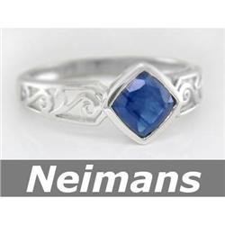 Certified 3.50 ct Sapphire & VS Diamond Eternity Ring