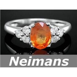 USGL Certified 4.50 ct Aquamarine & Diamond Pendant 14k