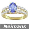 Image 1 : Neimans 1.50 ct Green Tourmaline & Diamond Ring 14k GEM