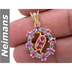 Neimans 8.5 MM Black Tahitian Pearl & Diamond Ring 14kt