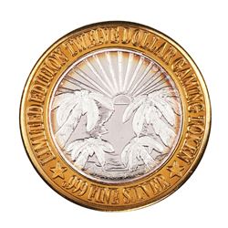 .999 Fine Silver Luxury Cruise $10 Casino Limited Edition Gaming Token