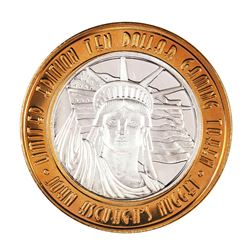 .999 Fine Silver Nugget Casino Sparks, NV $10 Limited Edition Gaming Token