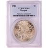 Image 1 : 1921 $1 Morgan Silver Dollar Coin PCGS MS64