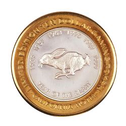 .999 Fine Silver Sam Boyd's California $10 Casino Limited Edition Gaming Token