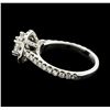 Image 3 : 14KT White Gold 1.54 ctw Diamond Ring
